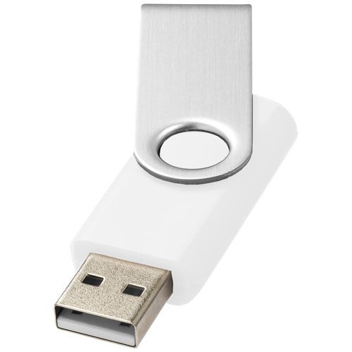 Rotate-Basic 2 GB USB-Stick, weiß,silber, 2 GB