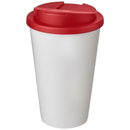 PF210695-3Americano® 350 ml Isolierbecher mit auslaufsicherem Schraubverschluss_ weiss_rot PF210695-3Americano® 350 ml Isolierbecher mit auslaufsicherem Schraubverschluss_ weiss_rot