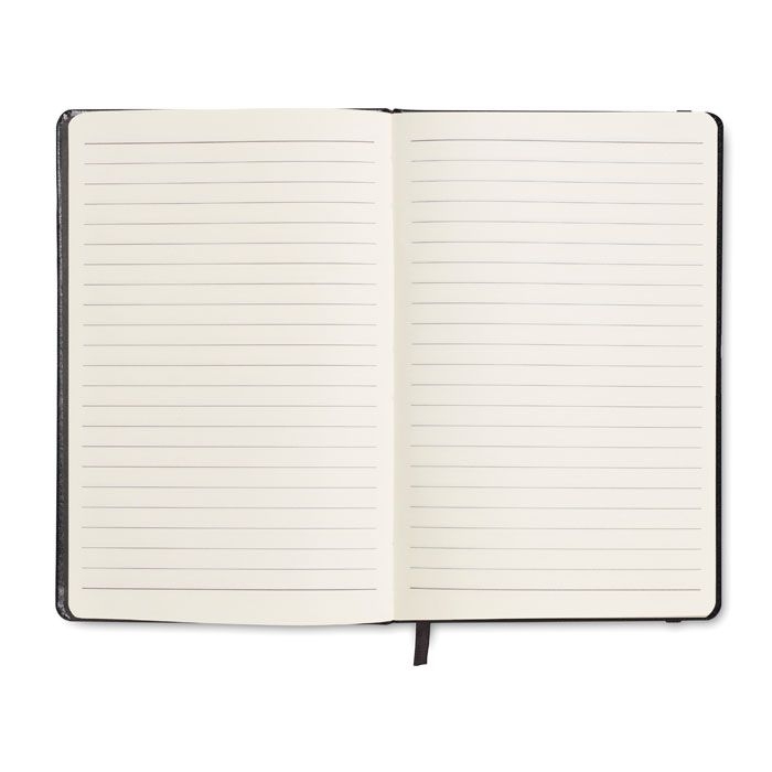 MO1800-03Notelux DIN A6 Notizbuch_ liniert_ Schwarz