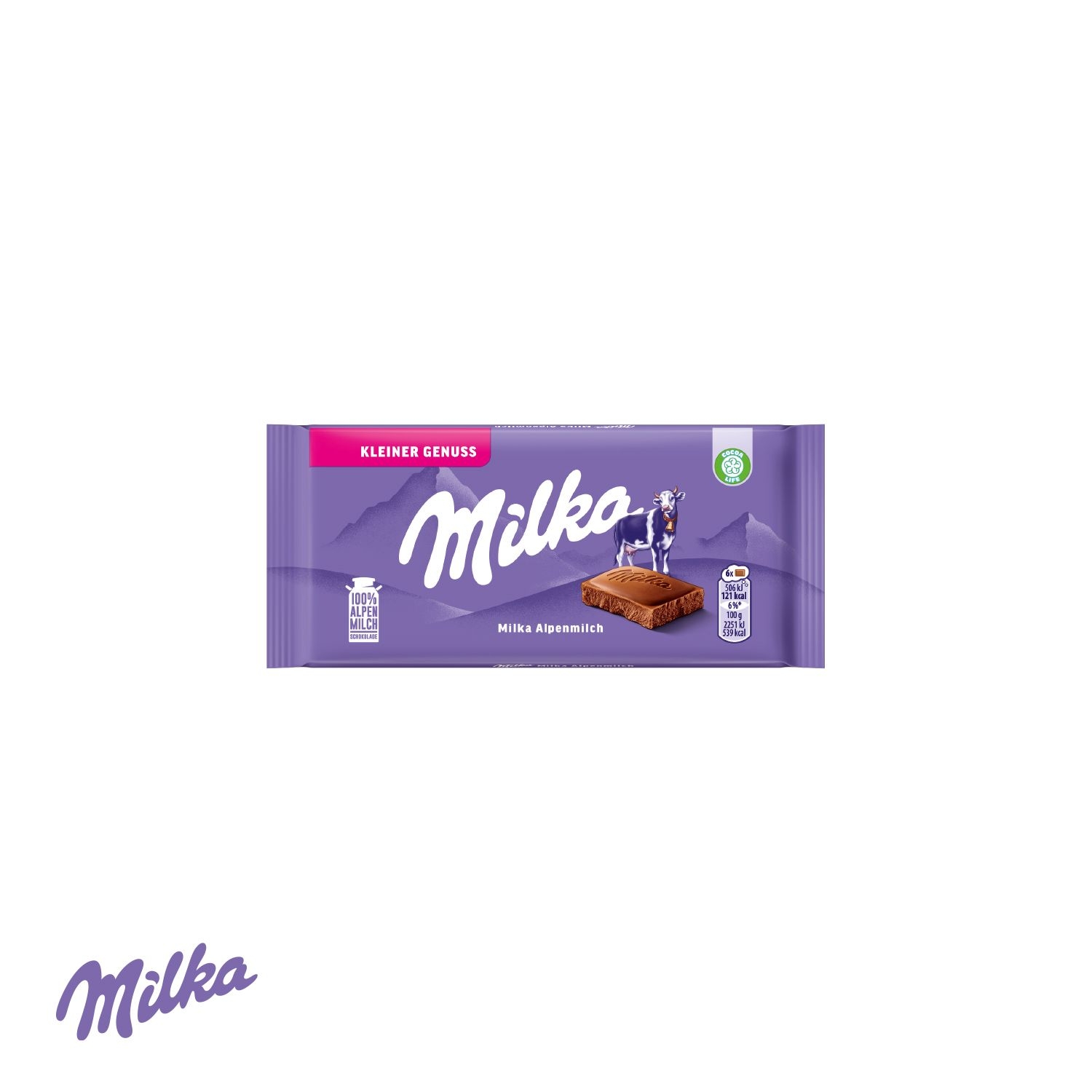 CD91661-01Schokoladentafel von Milka_ 45 g_ Alpenmilch