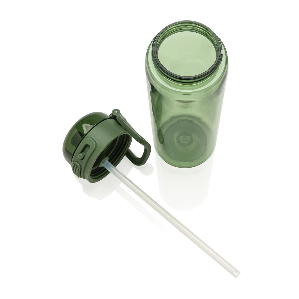 XDP437.70-07Sip'nLock RCS rPET auslaufsichere Sport-Trinkflasche 800ml_ gruen