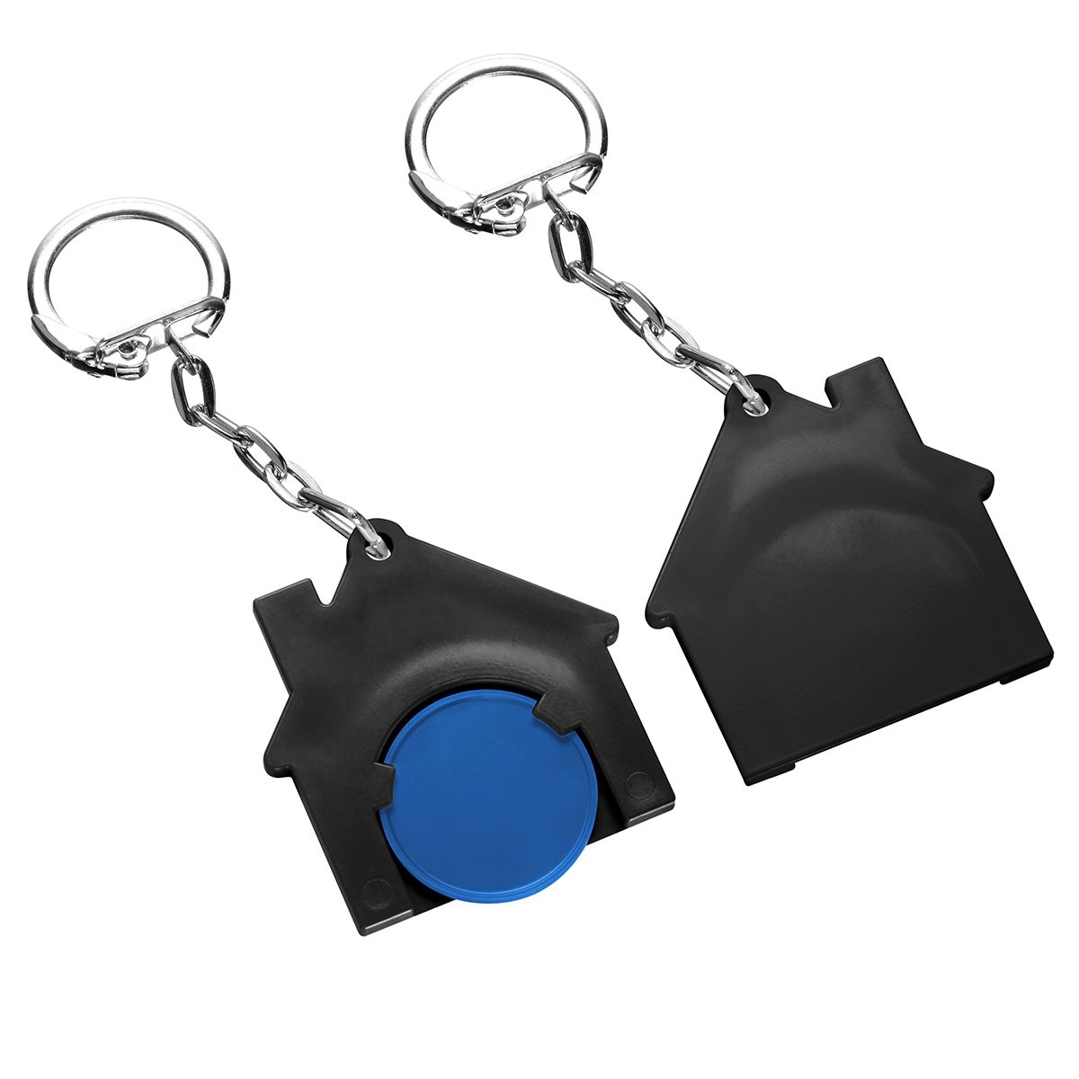 HE7516K-3-6Chiphalter mit 1€-Chip _Haus_ blau_ schwarz
