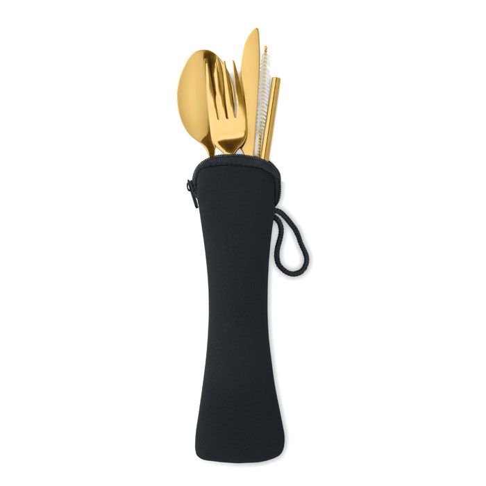 MO6149-985 Service Besteck-Set Edelstahl_ Golden