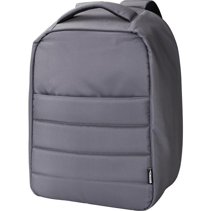 GI1015161-03rPET-Polyester _300D_ Anti-Diebstahl-Laptop-Rucksack Calliope_ grau