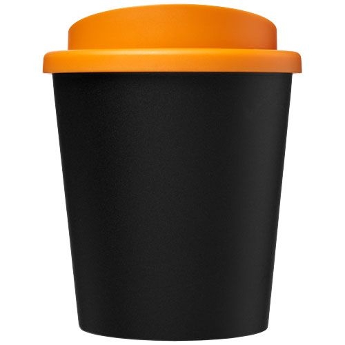 PF210454-3Americano® Espresso Eco 250 ml recycelter Isolierbecher_ schwarz_orange