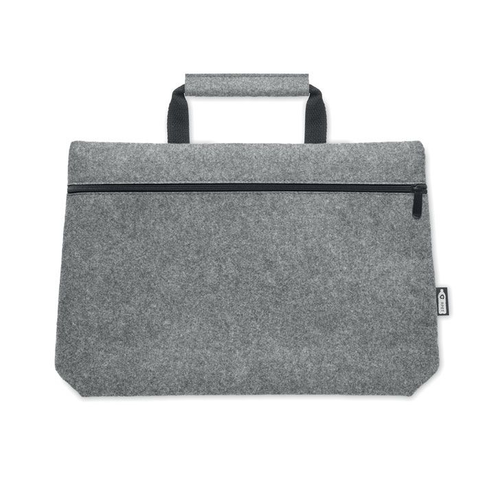 MO6718-07Tapla Laptop Tasche RPET-Filz_ Grau
