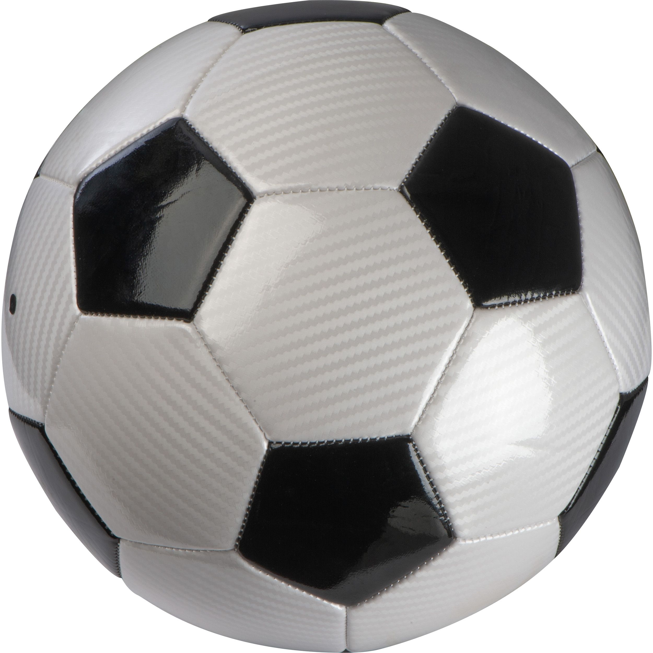 Klassischer Fußball, weiß