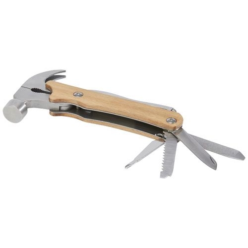 PF104537-1Bear Multifunktionswerkzeug Hammer mit 10 Funktionen_ holz