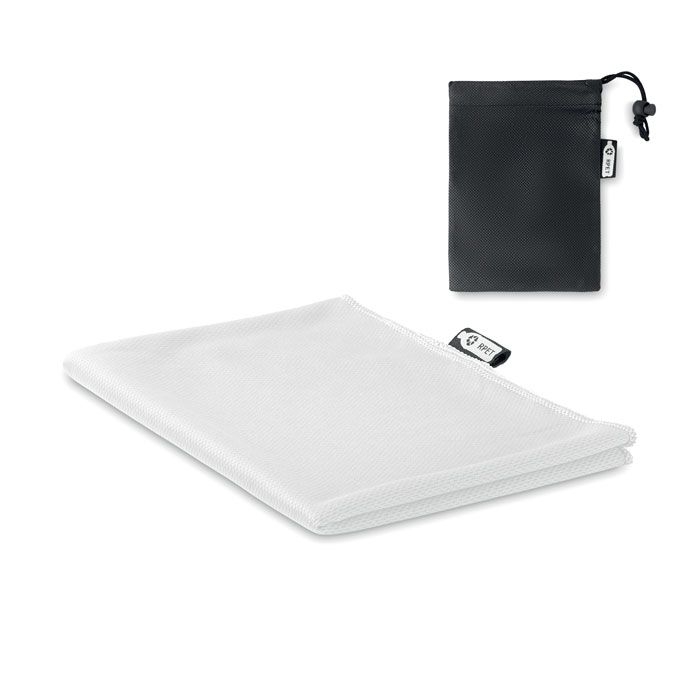 MO9918-06Tuko Rpet RPET Sporthandtuch mit Beutel_ weiss