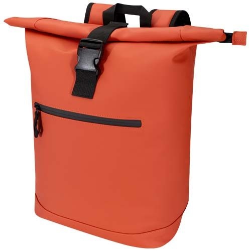 PF130093-2Resi Plus 15_ GRS-recycelter Rolltop Rucksack 18 L _ ziegelstein
