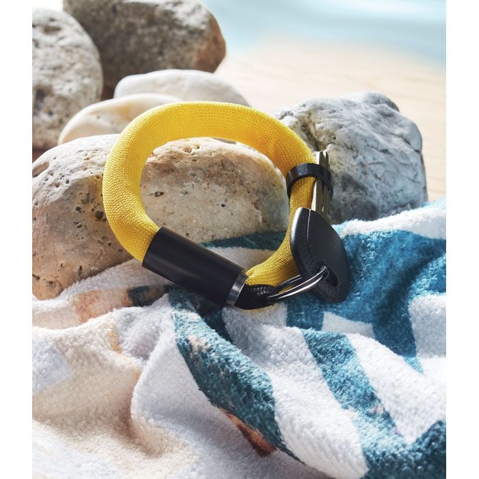 MO2497-08Polly Schluesselring mit Armband_ gelb