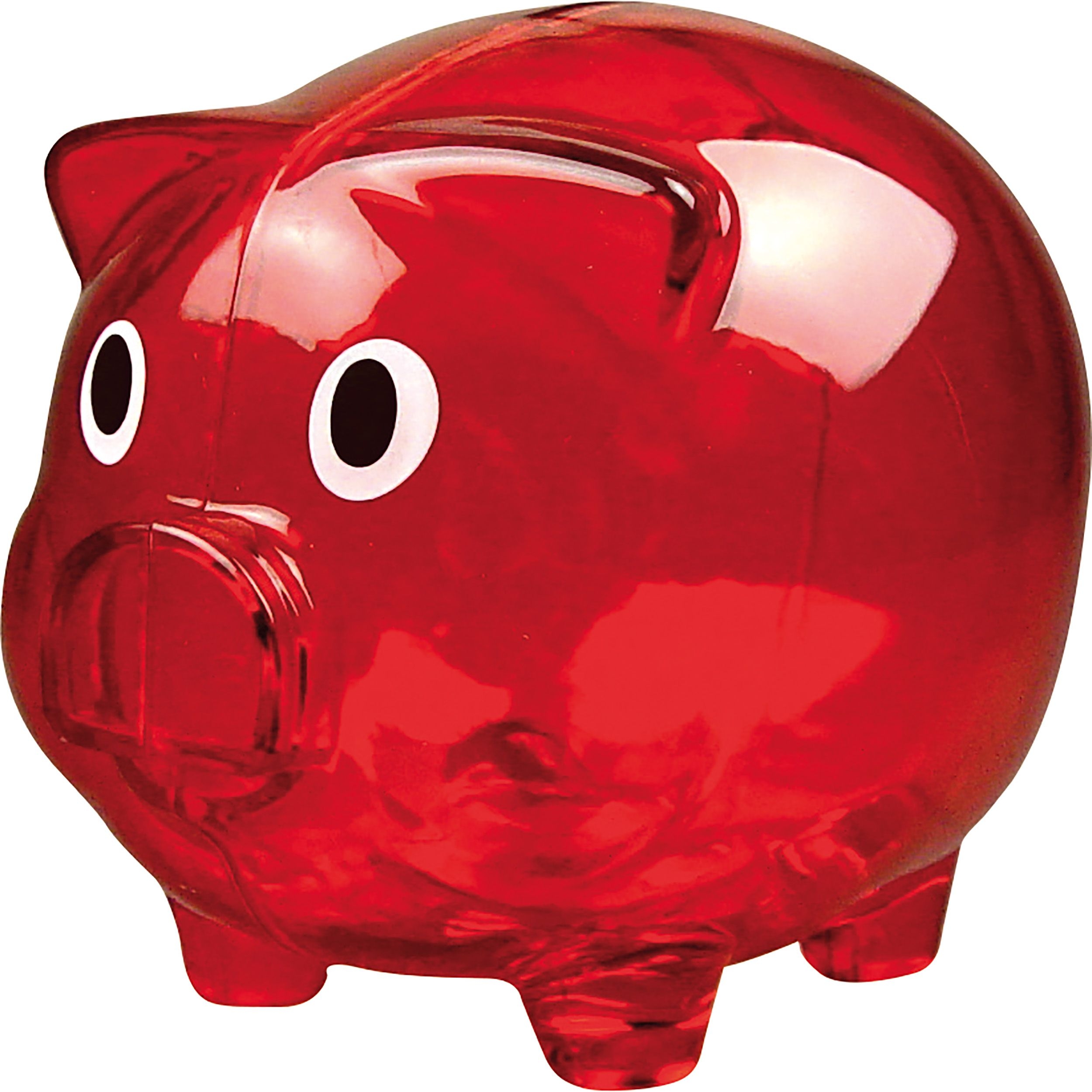 MA56235-05Transparentes Sparschwein_ rot