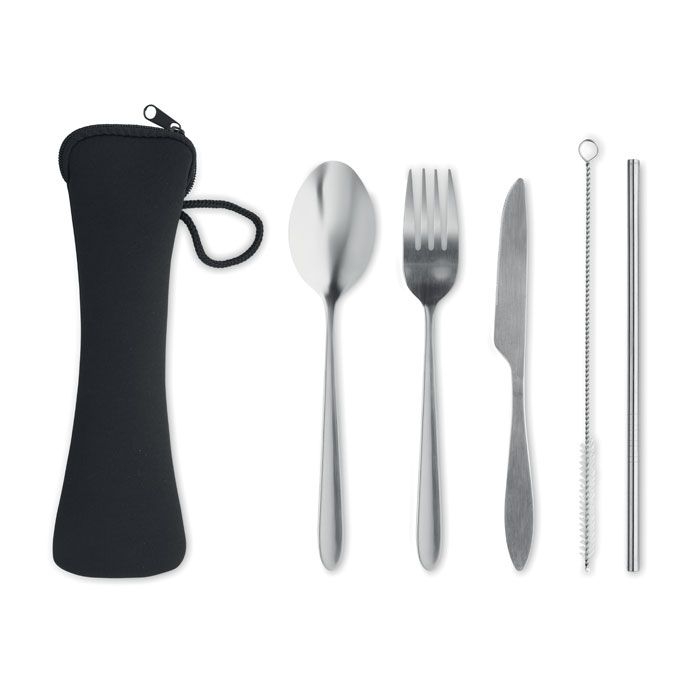 MO6149-035 Service Besteck-Set Edelstahl_ Schwarz