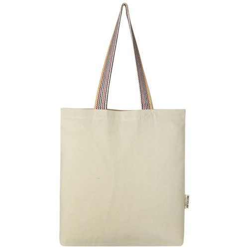 PF120642-1Rainbow 180 g_m² recycelte Tragetasche 5L_ natur