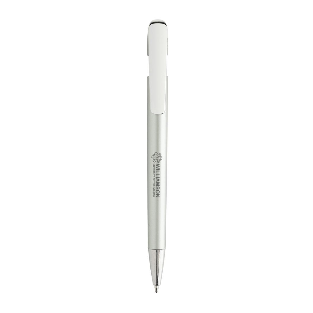 XDP611.39-02Glide GRS-zertifizierter rABS Stift mit Metallclip_ grau