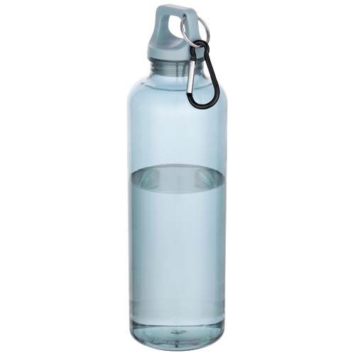 PF100877-5Oregon 750 ml RCS-zertifizierte Trinkflasche aus recyceltem Kunststoff mit Karabinerhaken_ tuerkis