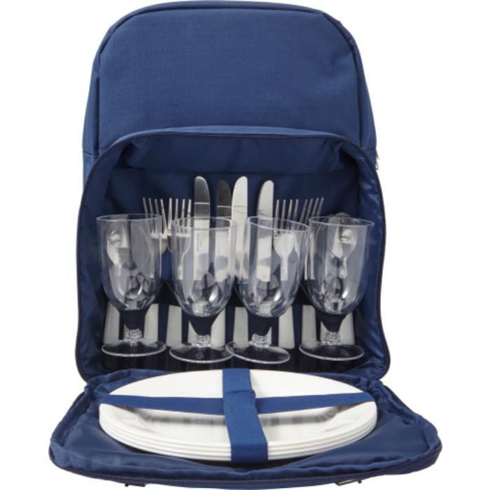 GI7609-05Picknick-Rucksack aus Polyester Izaro_ Blau