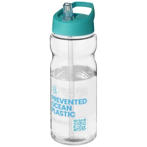 PF210099-22H2O Active® Eco Base 650 ml Sportflasche mit Ausgussdeckel_ transparent_aquablau