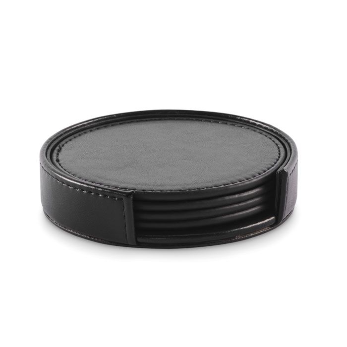 MO2615-03Posa Set Untersetzer-Set PU_ schwarz