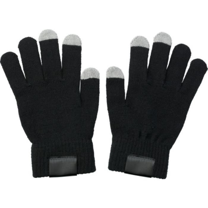 GI5350-01Handschuhe aus Acryl Elena_ Schwarz