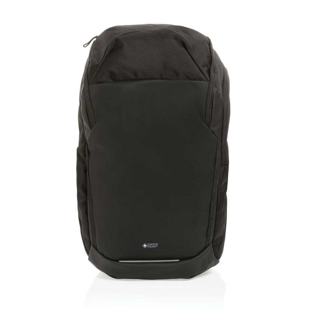 XDP762_89-1Swiss Peak AWARE™ RPET 15.6_ Business Rucksack_ schwarz
