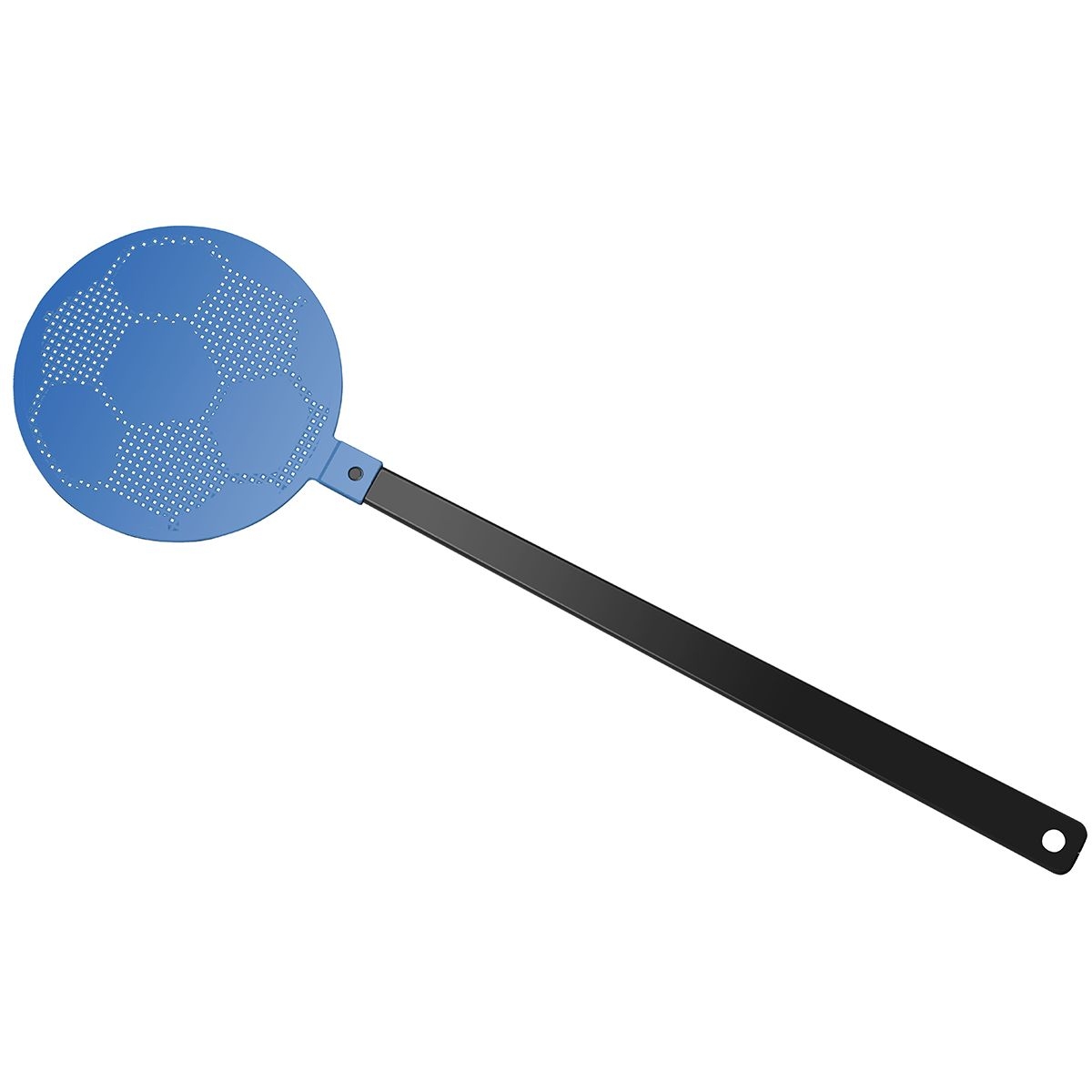 HE8410-6-3Fliegenklatsche _Fussball_ schwarz_ blau HE8410-6-3Fliegenklatsche _Fussball_ schwarz_ blau