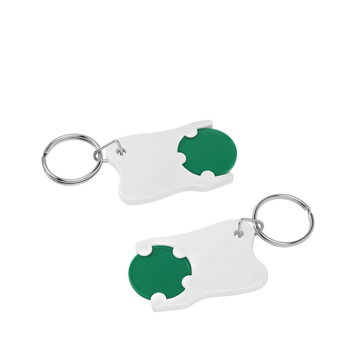 HE8287R-2-0Chiphalter mit 1€-Chip _Zahn_ gruen_ weiss HE8287R-2-0Chiphalter mit 1€-Chip _Zahn_ gruen_ weiss