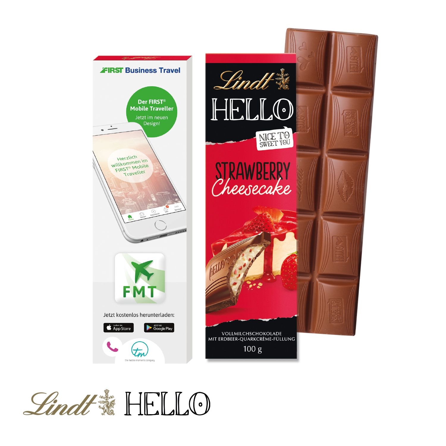CD91266-01Schokoladentafel Lindt HELLO_ Strawberry Cheesecake