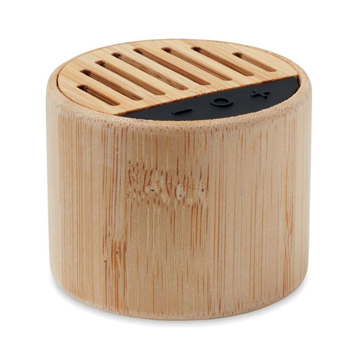 MO6818Round Lux Wireless Lautsprecher Bambus