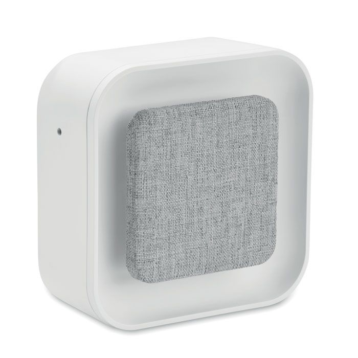 MO2299-06Luce Wecker aus recyceltem ABS_RPET_ Weiss