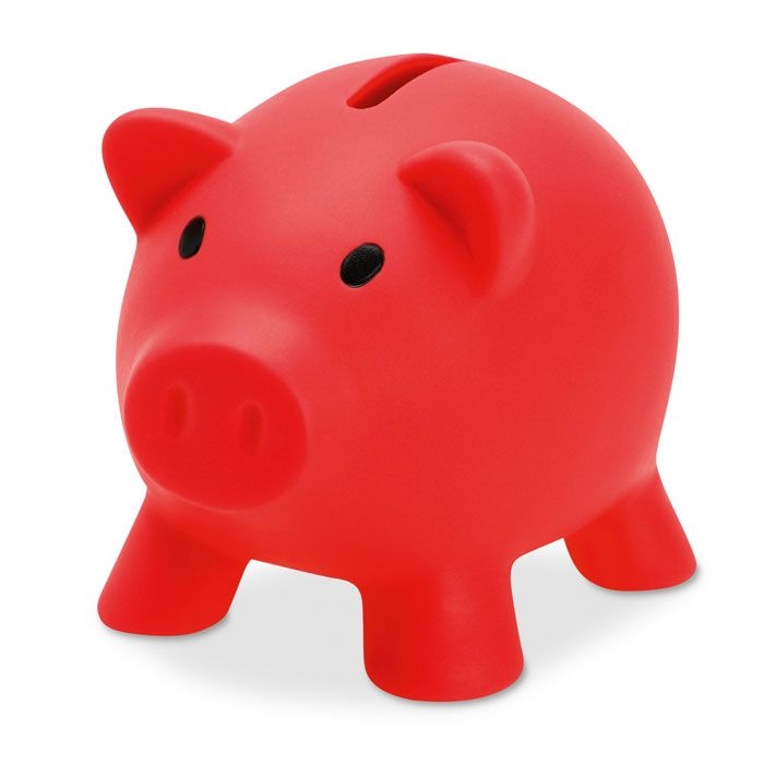 MO8132-05Softco Sparschwein_ Rot