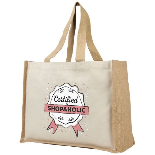 PF210701-1Varai 320 g_m Canvas und Jute Einkaufstasche 23L_ natural_natur