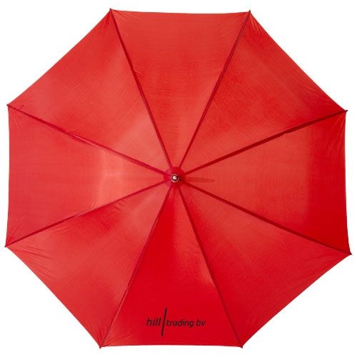 PF109018-12Karl 30_ Golfschirm mit Holzgriff_ rot