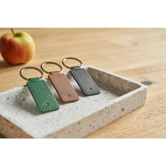 GI1096875-11Apfel Leder und PU Schluesselanhaenger Sabrina_ brown