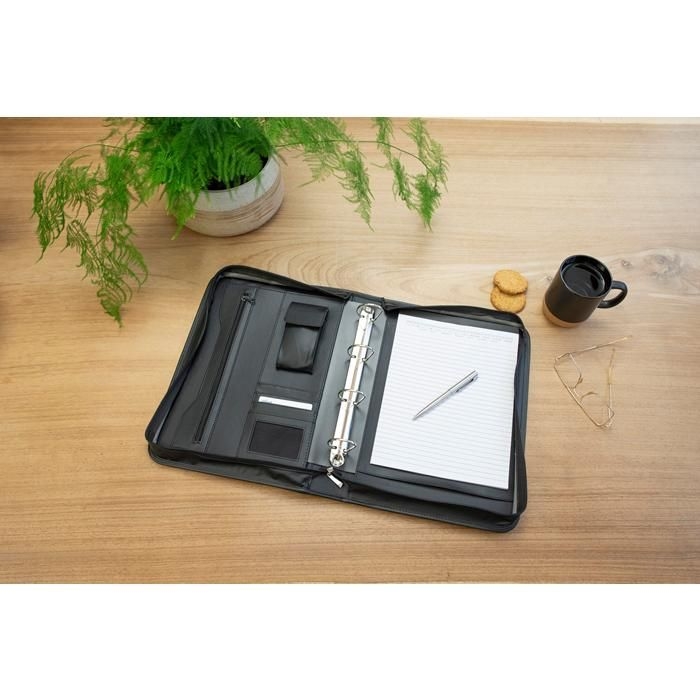 GI8615-01Dokumentenmappe aus Kunstleder Lilo_ schwarz