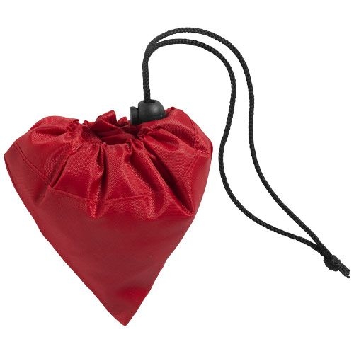 PF120119-3Bungalow faltbare Polyester Tragetasche 7L_ rot