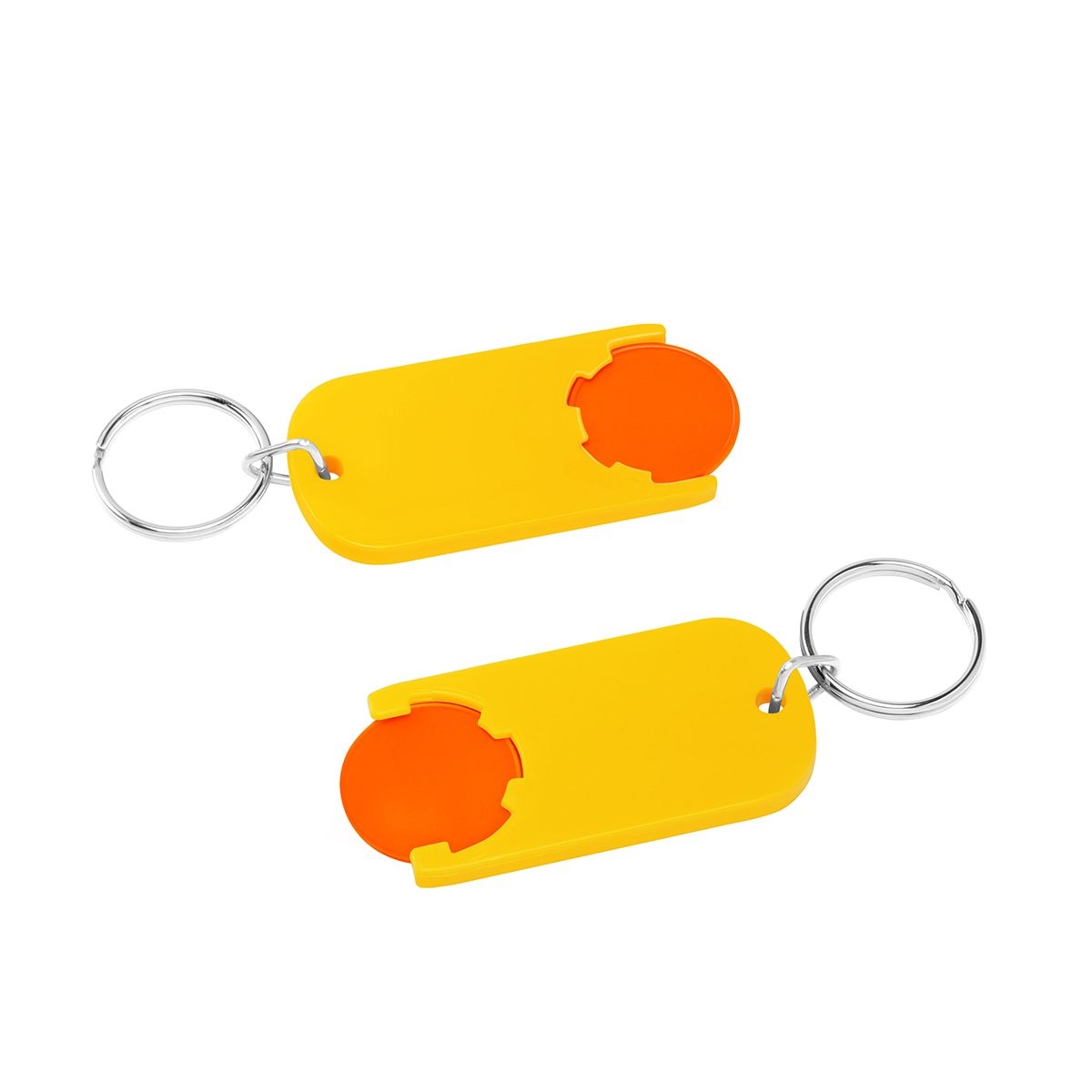 HE7439R-5-4Chiphalter mit 1€-Chip _Alpha_ orange_ gelb HE7439R-5-4Chiphalter mit 1€-Chip _Alpha_ orange_ gelb