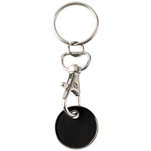 PF104592-4Rory Schluesselanhaenger mit Trolley-Muenze_ schwarz