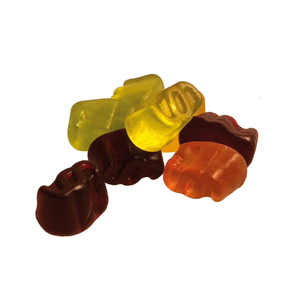SW1058-1Fruchtgummi Paragraph Werbetuete_Paragraph_ weisse Folie