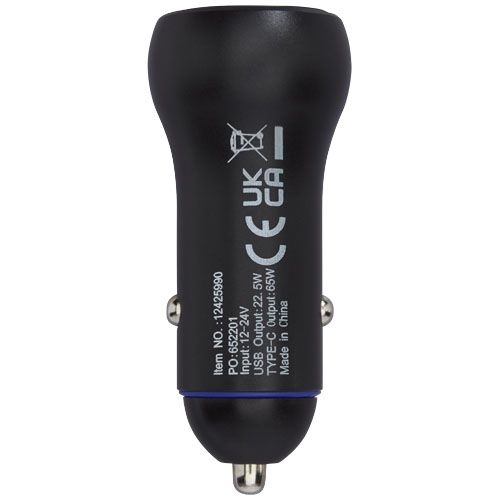 PF124259-1Pilot duales 55W USB-C_USB-A Autoladegeraet_ schwarz