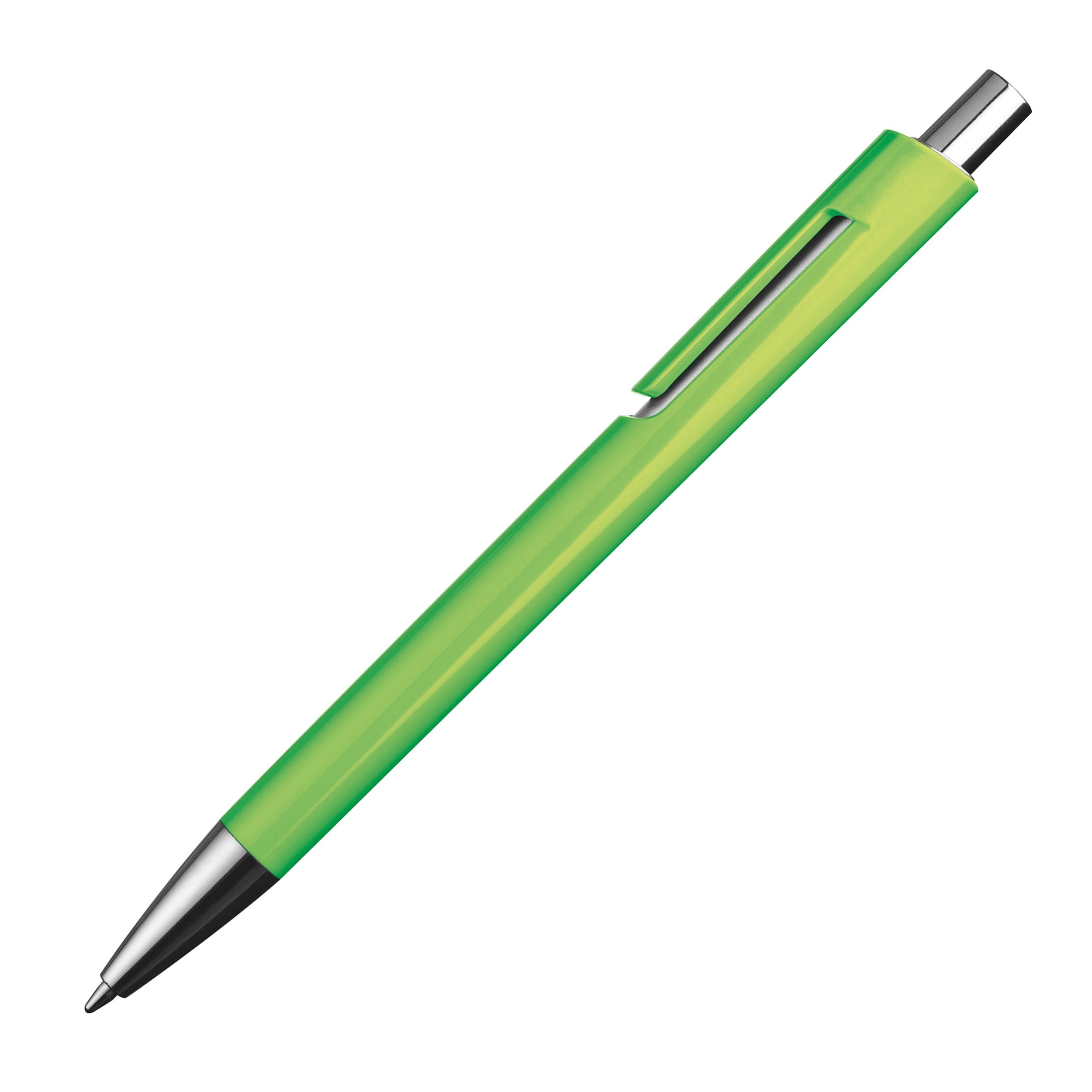 MA13538-29Kugelschreiber mit silbernen Applikationen_ apfelgruen