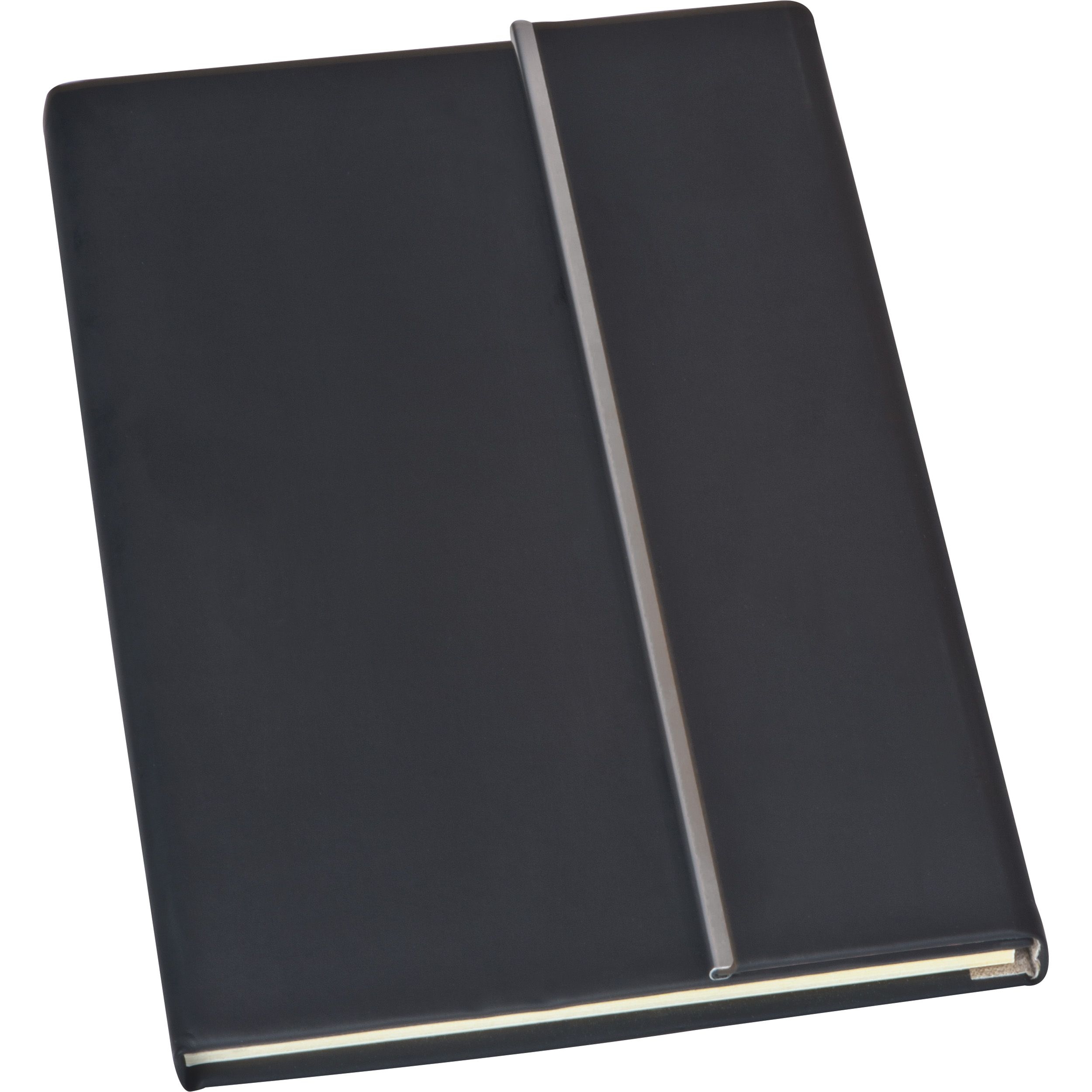 MA20087-03A5 Notizbuch mit Metallapplikation_ schwarz