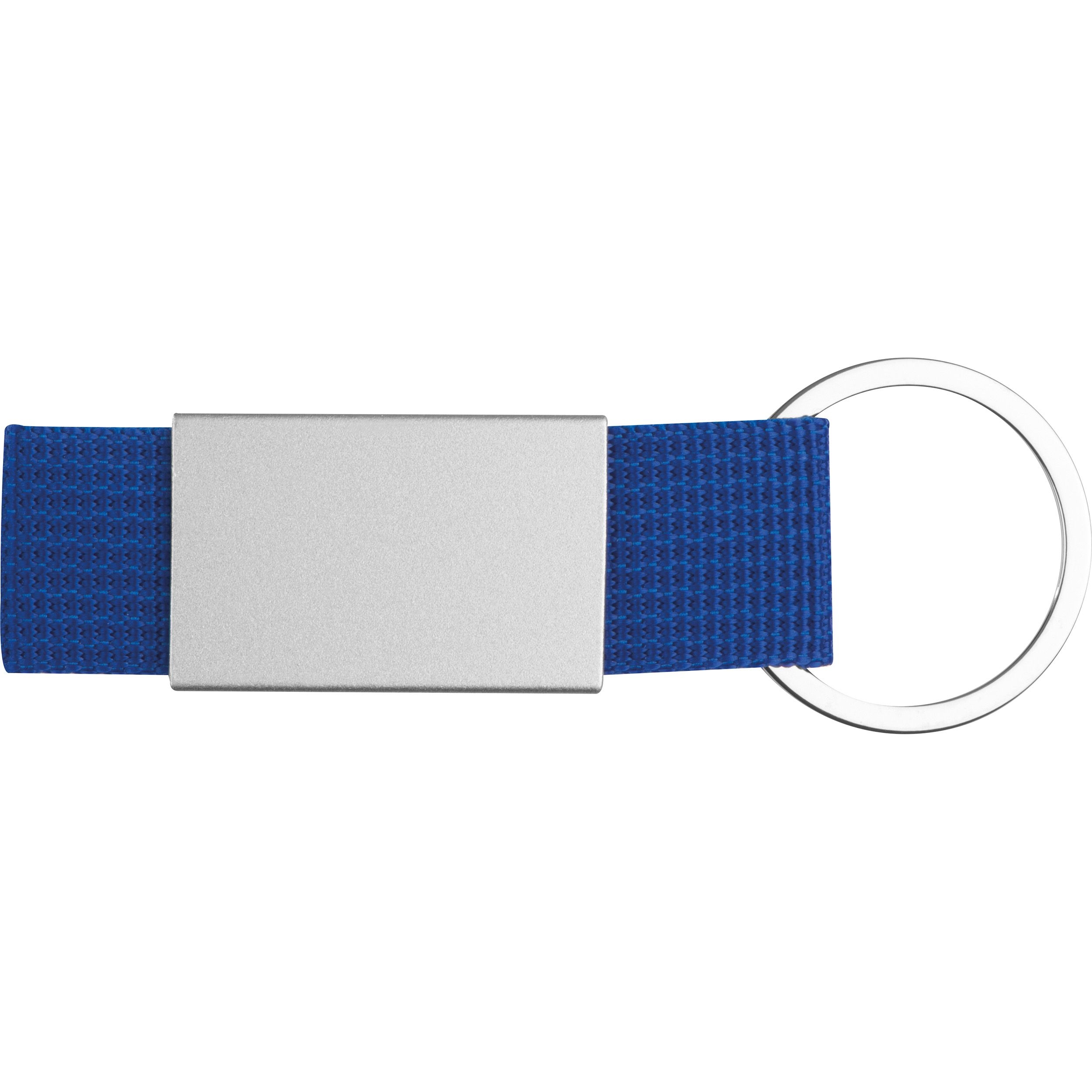 MA90957-04Schluesselanhaenger mit farbigem Stoffbaendchen_ blau