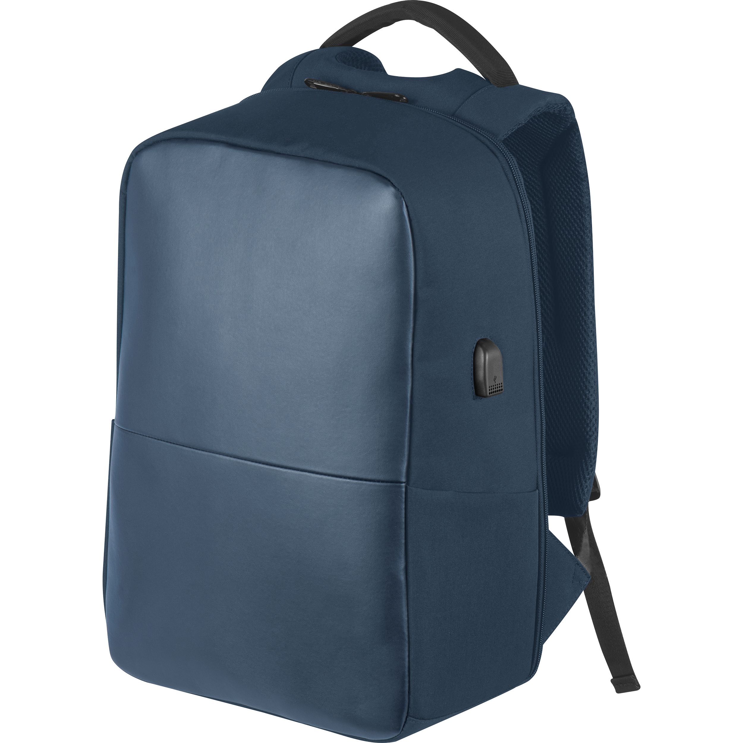 MA61299-44Hochwertiger Rucksack mit USB Anschluss_ dunkelblau MA61299-44Hochwertiger Rucksack mit USB Anschluss_ dunkelblau