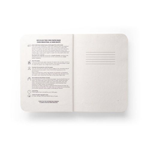 ST93288-150ORGANIC SEMI-RIGID Notizbuch A5_ naturhell