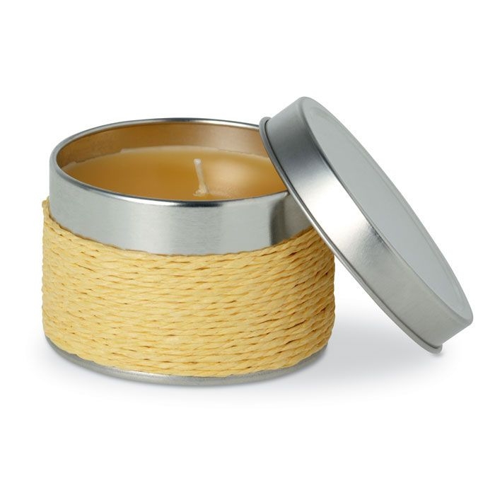 IT2873-08Delicious Kerze mit Apfelduft_ gelb