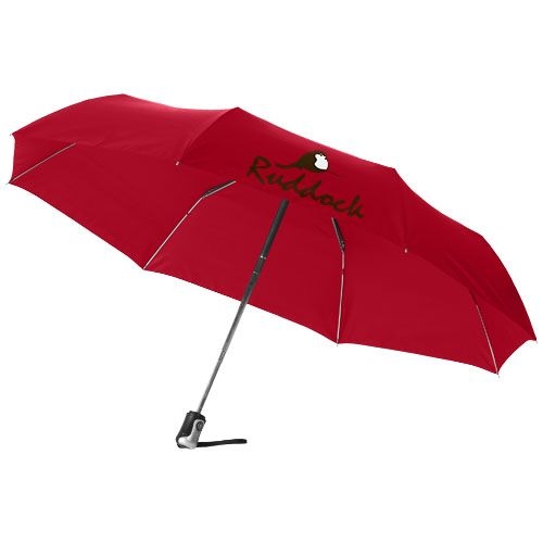 PF109016-9Alex 21_5_ Vollautomatik Kompaktregenschirm_ rot