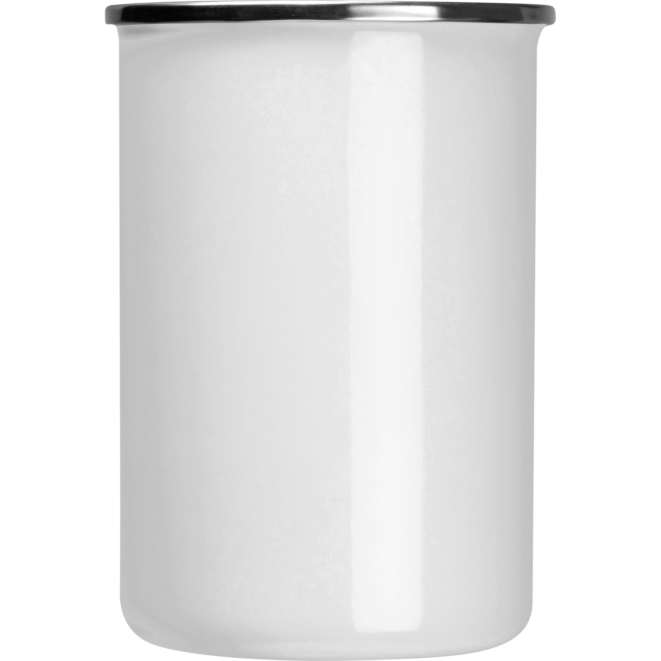 MA83857-06Emaille Tasse GENE_ weiss