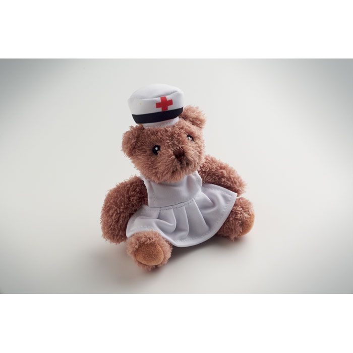 MO2839-06Nurse Teddybaer Krankenschwester_ weiss