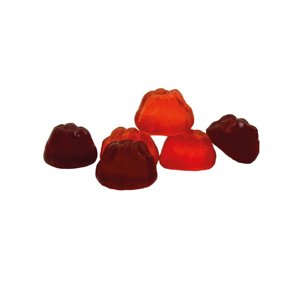 SW1433-1BIO Beerenfruechtchen vegan Werbetuete_BIO Beerenfruechtchen vegan_ Folie weiss